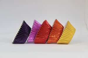 Foil Bright Theme Pack Cupcake Liners