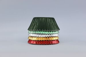 Foil Christmas Theme Pack Cupcake Liners