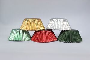 Foil Christmas Theme Pack Cupcake Liners